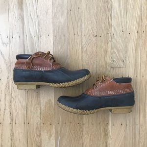 L.L. Bean Boots, Gumshoes, size 6, tan/brown color